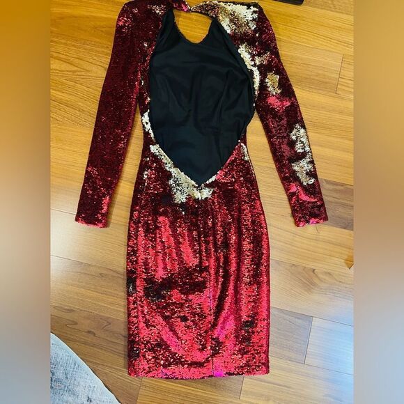 Alexandre Vauthier Sequin Pink and Gold Dress NWOT - Picture 5 of 13